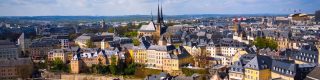 Luxembourg skyline.